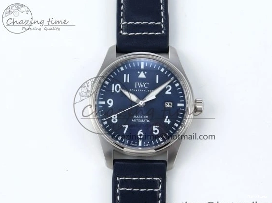 MIROTIME 0508 DailyWear Pilot Mark XX BLSF 1:1 Best Edition Blue Dial on Blue Leather Strap MIYOTA 7022